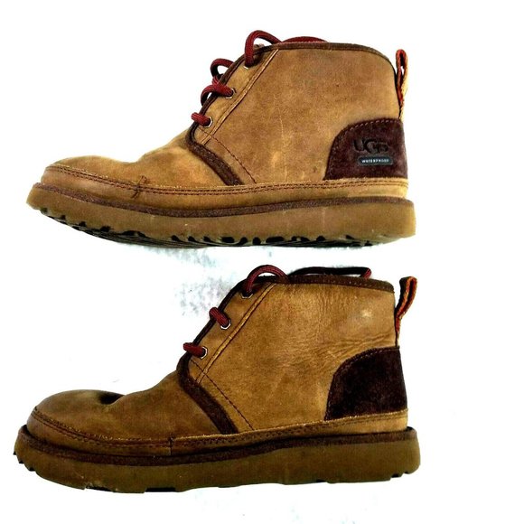 Ugg Neumel II Big Kids Size 3 M Waterproof Boots Wool Lined‎ Brown MSRP $110 - Picture 3 of 7